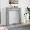 vidaXL Obudowa kominka szara Sonoma 100x20x100 cm materiał Podgląd zdjęcia produktu 3