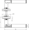 ASSA ABLOY digitaler Türbeschlag Code Handle - DIN Links Produktbild-Vorschau 3