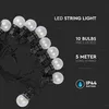 Girlanda Ogrodowa V-TAC 5W LED 5 metrów 10 żarówek 0,4W Podgląd zdjęcia produktu 7