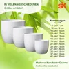 Blumentopf Basel, Farbe:weiß, Durchmesser:21 cm Produktbild-Vorschau 2