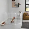 PawHut Welpenlaufstall Absperrgitter Faltbar Freilaufgehege Produktbild-Vorschau 2
