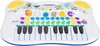 A toy keyboard with animal figures and colorful buttons. Anteprima dell’immagine prodotto