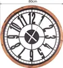 Opviq, Bunella - Black, Wanduhren, Schwarz, Metall, 80 x 80 Produktbild-Vorschau 4
