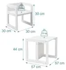 Conjunto de mesa y sillas para niños Relaxdays, juego de 3 Vista previa de la imagen del producto 4