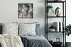 MuchoWow® Gerahmtes Poster Marmor - Grau - Blau - Luxus - Produktbild-Vorschau 4