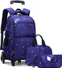 Kinder Rollrucksack fuer Jungen Maedchen Gepaeck Produktbild-Vorschau 1