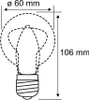 Paulmann LED Filament Leuchtmittel Birnenform 1,1W E27 klar Produktbild-Vorschau 3