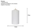 LED Stumpenkerze Flamme - Echtwachs - warmweiße 3D Flamme - Produktbild-Vorschau 12