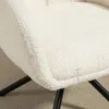 HOMCOM kreslo, lounge kreslo s podrúčkami, otočné o 360°, Náhľad obrázku produktu 7
