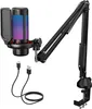 TONOR Gaming Mikrofon PC USB, Kondensator Mic mit RGB-Modi Produktbild-Vorschau 1