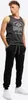 Pantalon de jogging homme coupe slim WANSFORD Noir/Gris Voir les images du produit 4