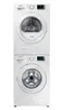 A stacked Samsung washing machine and dryer. Podgląd zdjęcia produktu