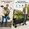 120L Klappbarer Outdoor Wagen mit Rollen, Outdoor-Trolley Produktbild-Vorschau 3