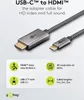 USB Textil-Adapterkabel, USB-C Stecker > HDMI Stecker, Produktbild-Vorschau 3