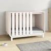 vidaXL Dog House White 100x70x72 cm Masivní borovicové Náhled obrázku produktu 2