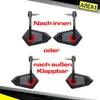 Area1 Motorradspiegel CNC Lenkerenden Motorrad Rückspiegel Produktbild-Vorschau 3