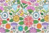 MuchoWow® Schreibtischunterlage Blumen - Regenbogen - Produktbild-Vorschau 1