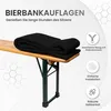 TexDeko Bierbankauflage 220x25x4cm mit Reißverschluss Produktbild-Vorschau 7
