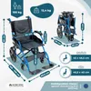 Mobiclinic Rollstuhl faltbar Faltrollstuhl Orthopädisch Produktbild-Vorschau 2
