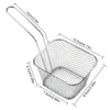 8pcs Edelstahl Pommeskorb 10,5*8,5*6,3cm Mini Servierkorb Produktbild-Vorschau 2