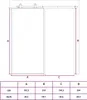 Schiebetür Golden 102,5x205 cm ESG-Klarglas und Aluminium Produktbild-Vorschau 9