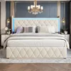 Letto imbottito ProximaX 160x200cm con funzione di ricarica Anteprima dell’immagine prodotto 3