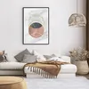 Gerahmtes Poster - Schwarzer Rahmen - Abstraktion Formen Produktbild-Vorschau 7