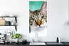 MuchoWow® Poster Katze - Porträt - Augen 60x120 cm - Produktbild-Vorschau 3