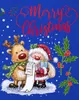 Merry Christmas Santa Rentier Wunschliste Mistelzweig - Produktbild-Vorschau 3