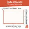 Pizzastein 40 x 30 x 2 cm Schamotte Produktbild-Vorschau 5
