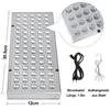25w 75leds Rastlinná lampa Led plné spektrum, Uv Rastlina Náhľad obrázku produktu 6