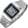 Casio Uni Digital mit Edelstahl Armbanduhr A500WA1D Produktbild-Vorschau 2