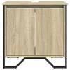 vidaXL Szafka pod umywalkę dąb sonoma 60x35x60 cm materiał Podgląd zdjęcia produktu 4
