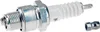 A single spark plug and a small metal cap are shown against a white background. Produktbild-Vorschau