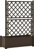 vidaXL květináč s mříží 100x43x142 cm PP Mocha Náhled obrázku produktu 6