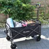 Lacers Petrolline Bollerwagen Faltbarer Handwagen mit 4 Produktbild-Vorschau 4