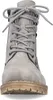 A close-up, front-facing view of a gray lace-up boot. Anteprima dell’immagine prodotto