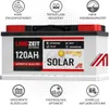 Langzeit Solarbatterie 120AH 12V Wohnmobilbatterie Produktbild-Vorschau 2