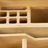 relaxdays 10022187_0 relaxdays Schreibtisch-Organizer braun Náhľad obrázku produktu 5