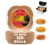 Pečicí papír do fritézy, 100 kusů, čtverec 20-24 cm pro Náhled obrázku produktu 1