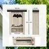PawHut Bat Box Set 3-częściowy, domek dla nietoperzy, budka Podgląd zdjęcia produktu 3