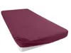 Jersey Spannbettlaken 180x200 - 200x200 cm Bordeaux - 100% Produktbild-Vorschau 2