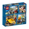 The image shows the packaging of a LEGO City mining team set, with various scenes depicting the play features and minifigures. Produktbild-Vorschau