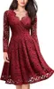Damen Vintage Spitzenkleid mit Langen Ärmeln und Produktbild-Vorschau 1