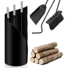 Jopassy Set per caminetto da 4 pezzi in acciaio inox Set Anteprima dell’immagine prodotto 1