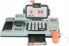 A toy cash register with accessories, displayed on a white background. Produktbild-Vorschau