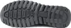 The image shows the sole of a black shoe with a deep tread pattern. Anteprima dell’immagine prodotto