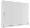 BELINI Verona SI : Armoire coulissante de 232 cm, blanche, Voir les images du produit 1