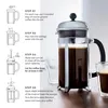Bodum Cafetière Chambord Blanc 1 litre Voir les images du produit 3