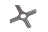 A metal blade for a kitchen appliance, isolated on a white background. Produktbild-Vorschau